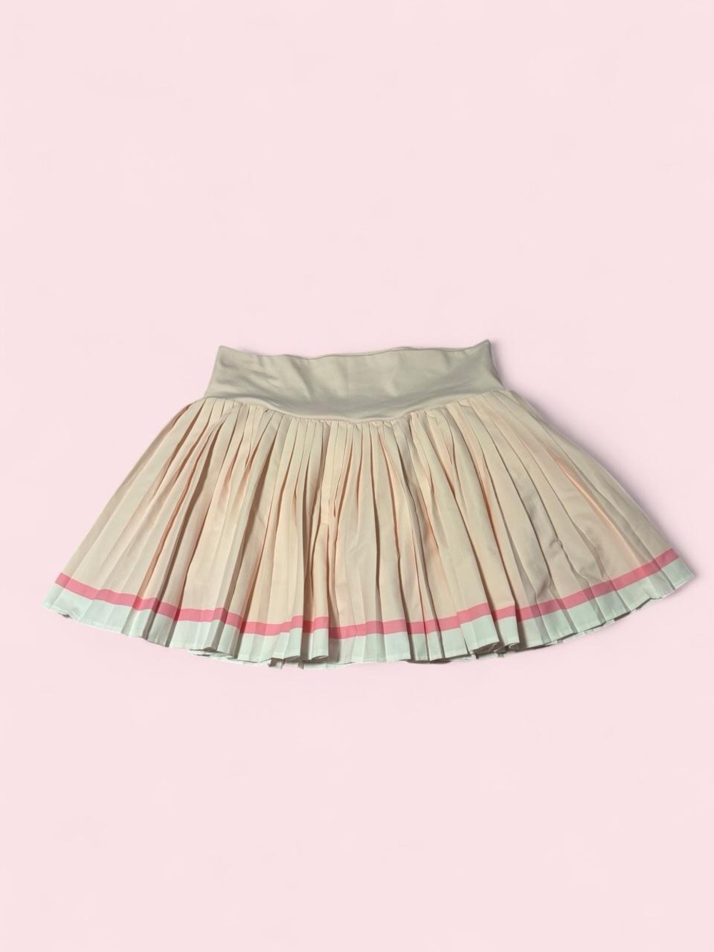 all in motion Pink Pleated Mini Skort with Pink and White trim